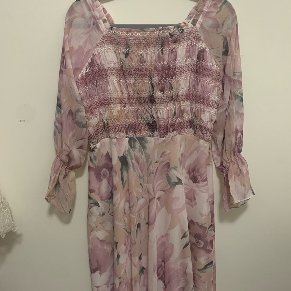 Floral Pink Dress